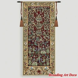 Long Size William Morris Tree of Life Tapestry Wall Hanging Jacquard Weave Gobelin Home Textile Art Decoration 100%Cotton