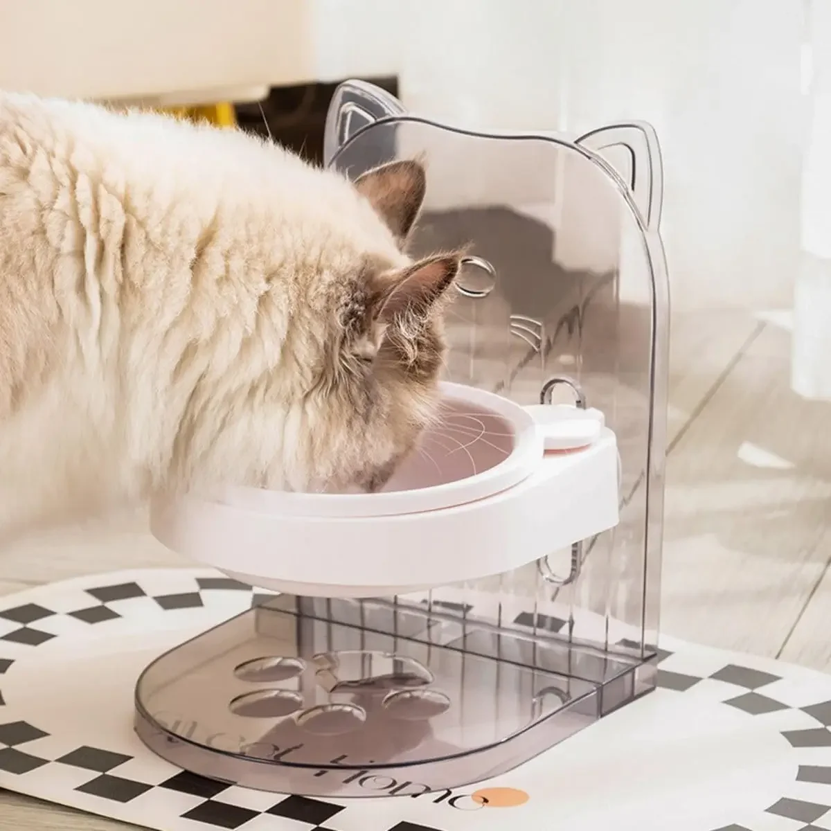 

Non-Slip Adjustable Height Cat Bowl Dog Bowl With Stand Pet Feeding For Cats Dogs Food Bowls Feeder Product Supplies