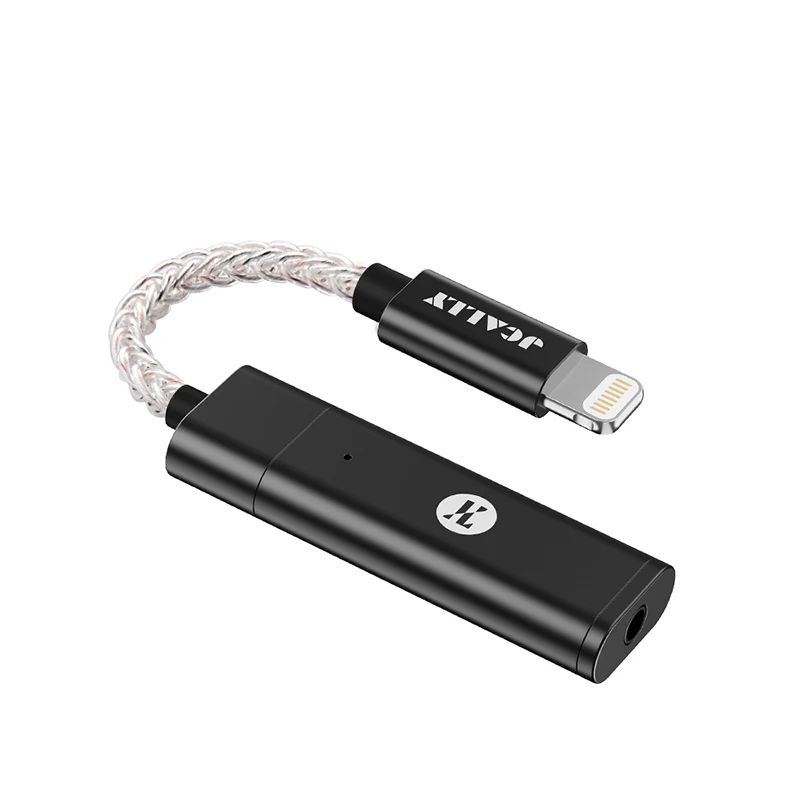 JCALLY JM60 JM60L USB Type C to 3.5mm Cable DAC ES9038Q2M Adapter Decode Amp Digital Audio Cable 32bit/384Hz