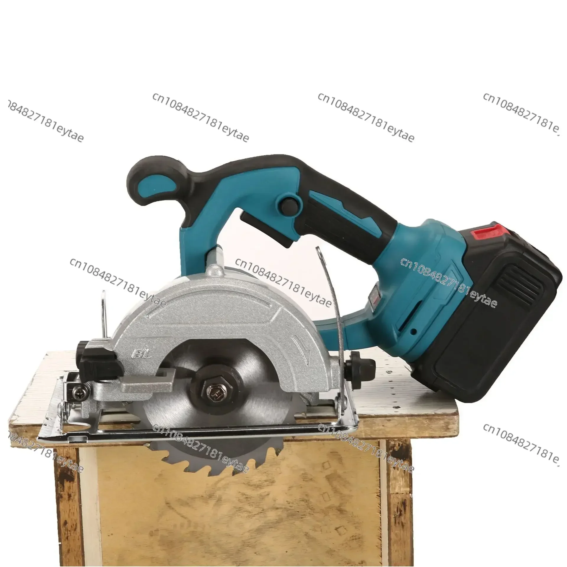 Electric circular saw Makita model, brushless lithium portable saw, woodworking rechargeable cutting machine household handheld