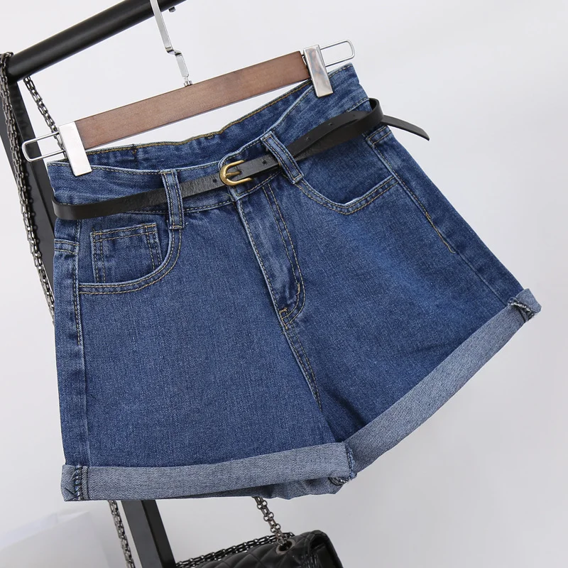 Vintage Denim Shorts for Women, Simple All-match Streetwear, High Waist, Leisure, Ulzzang, Chic, Classic Ins, Hot Sale, Summer