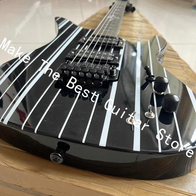 Irregular electric guitar, professional 24 tone fingerboard, quality assurance, fast delivery.