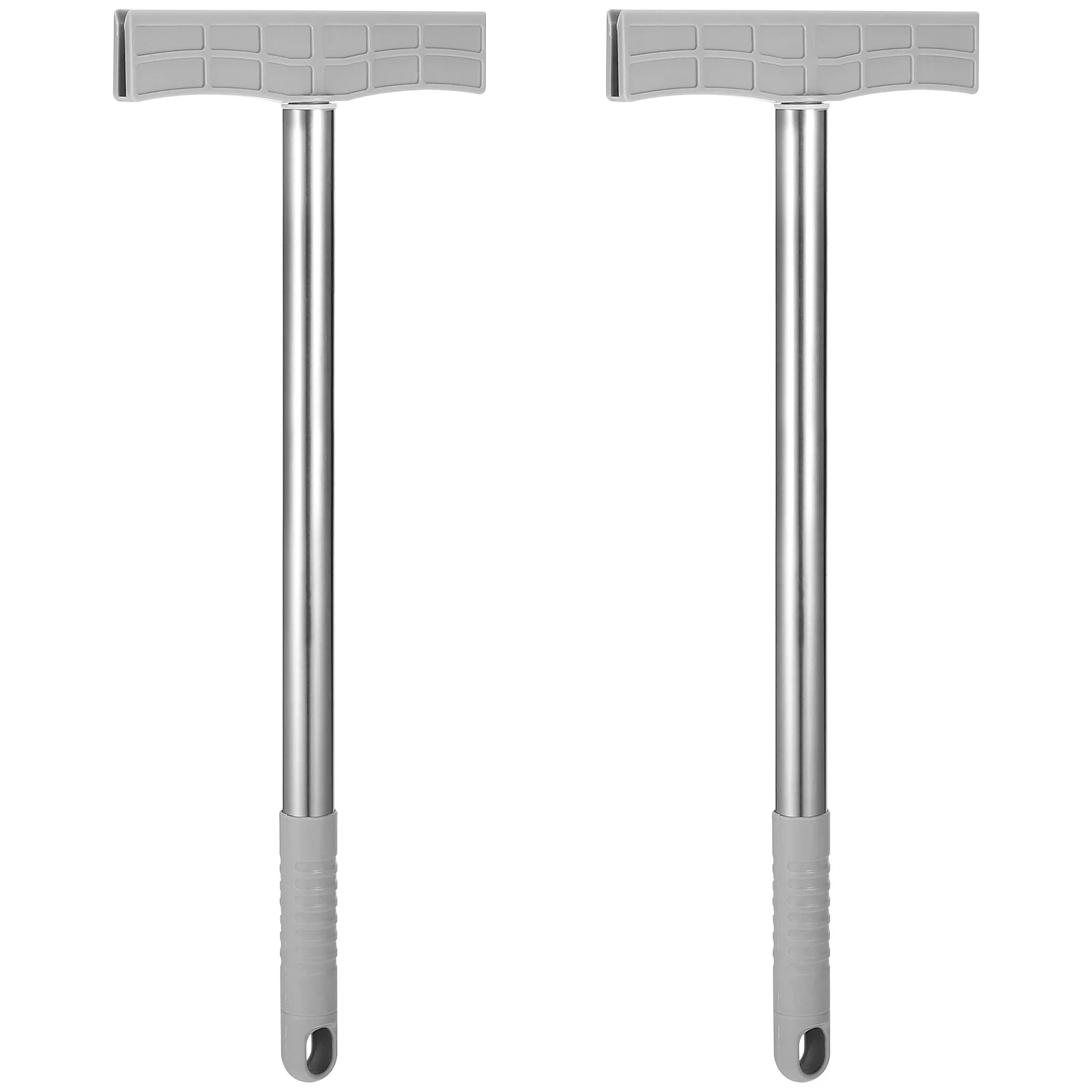 2Pcs Handheld Sign Rod Sports Meetings Exhibition Welcome Sign Holder Stainless Steel Sign Holder Rod