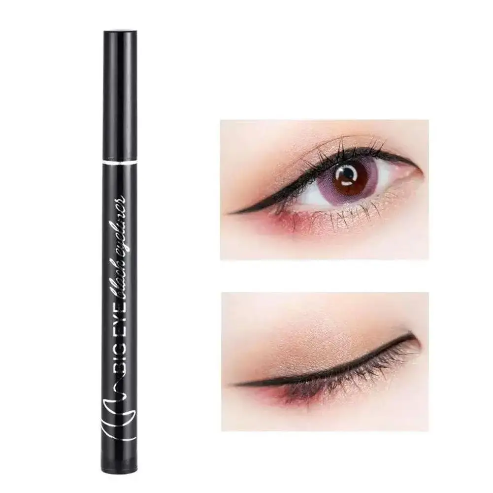 Eyeliner tahan air tahan minyak anti-noda hitam Instan Makeup Eyeliner keren perempuan kosmetik tahan lama kering cair S1T3