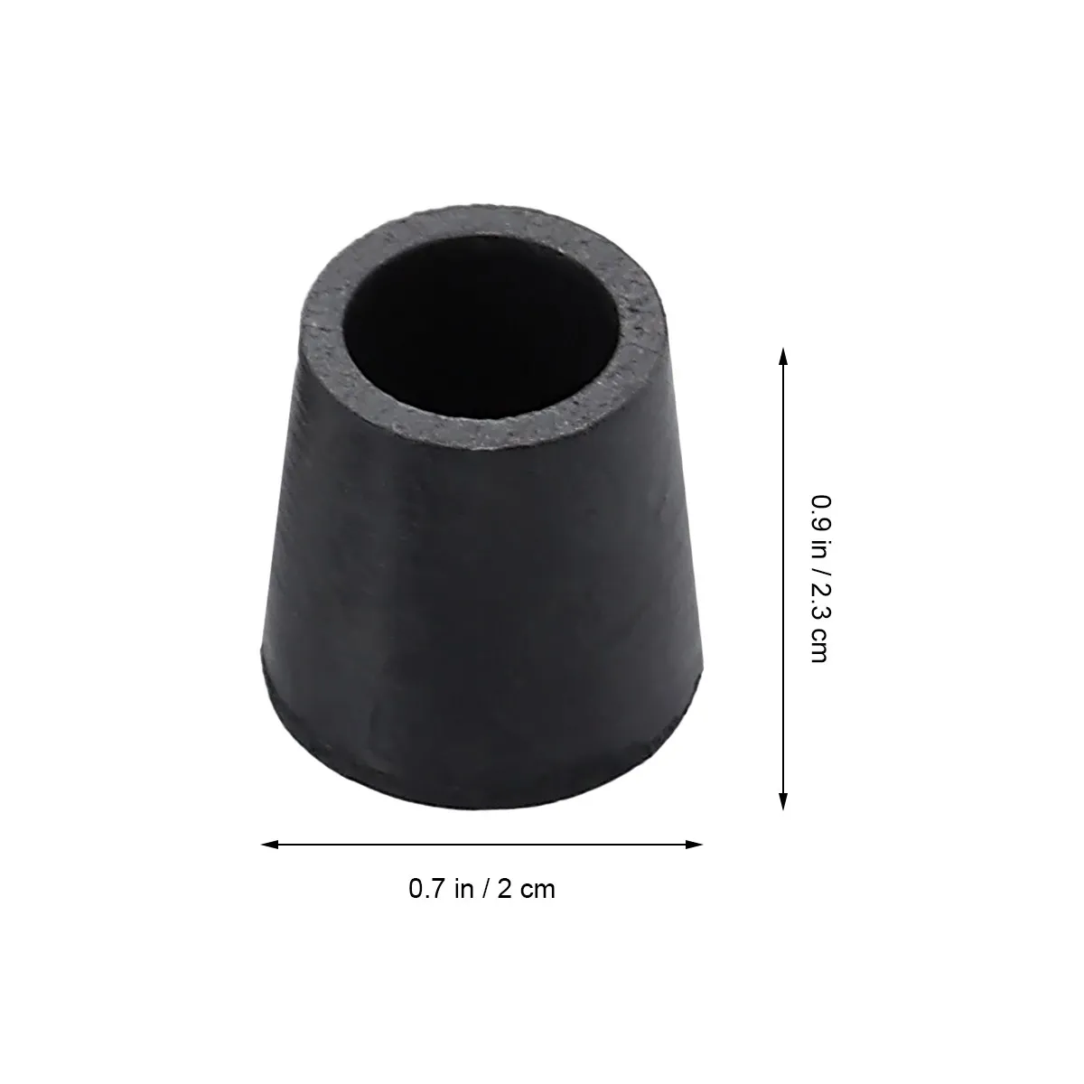 4Pcs Friction Tight Rubber Leg Caps Chair Leg Protector Pads for Hardwood Tile Carpet Floors Noise Reduction Furniture Stability