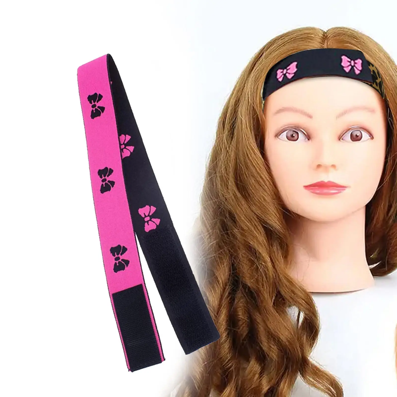 2 faixas elásticas para peruca que evitam o cabelo frontal, faixa para colocar bordas da peruca