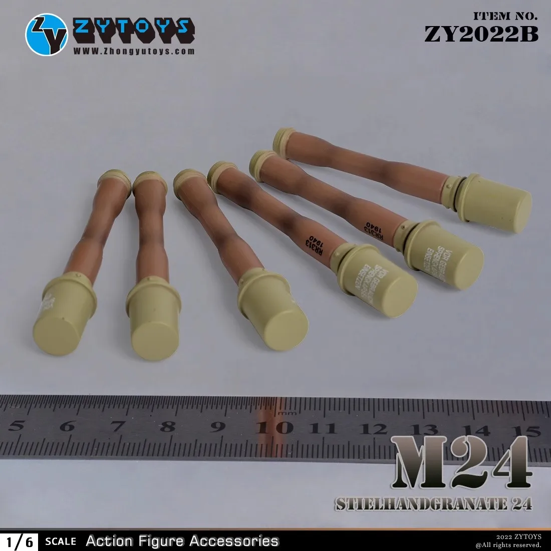 ZYTOYS ZY2022 1/6 Soldaten Spielzeug Modell M24 Hand Granate Fit 12'' Action-figuren Zubehör Auf Lager