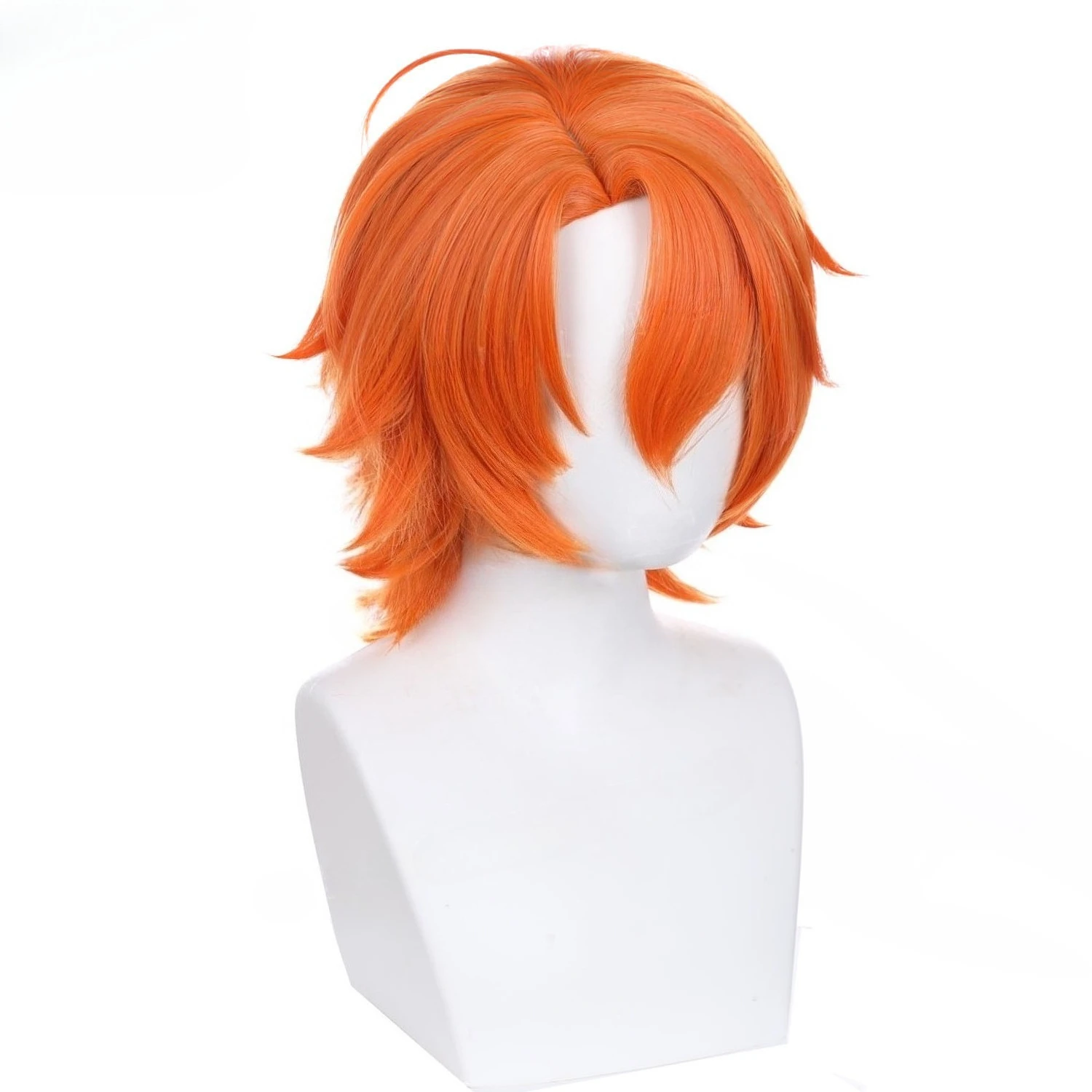 Hazbin Hotel Velvette Parrucca Cosplay Gioco Anime Viola Rosso Bianco Misto Doppia coda di cavallo Capelli sintetici resistenti al calore per le donne