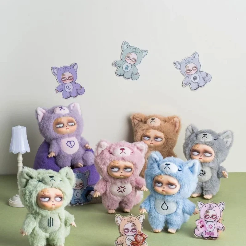 Grumpipi Insomnia Runaway Baby First Generation Vinyl Plush Pendant Blind Box Trendy Play Doll  Gift