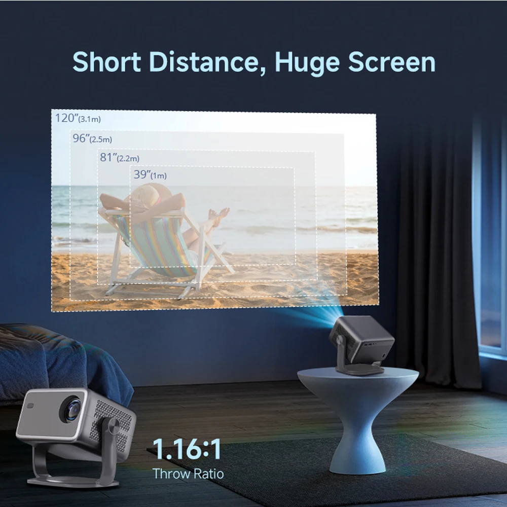 جهاز عرض WZATCO WL018 عالي الد - مراجعة Home Cinema Complet وسعره