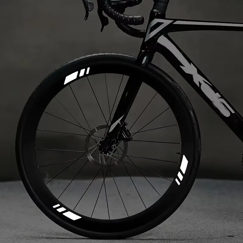 16PCS Bike Rim Stickers Waterproof Vinyl Decals for MTB Road Bicycle Racing Wheel Decoration Sport Cycle Modification