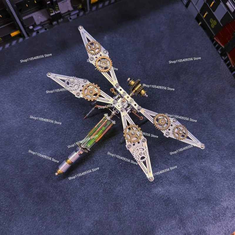 For Creative Holiday Gifts for Mechanical Dragonflies, Insects, Metal Assembly Models DIY Puzzle Toys