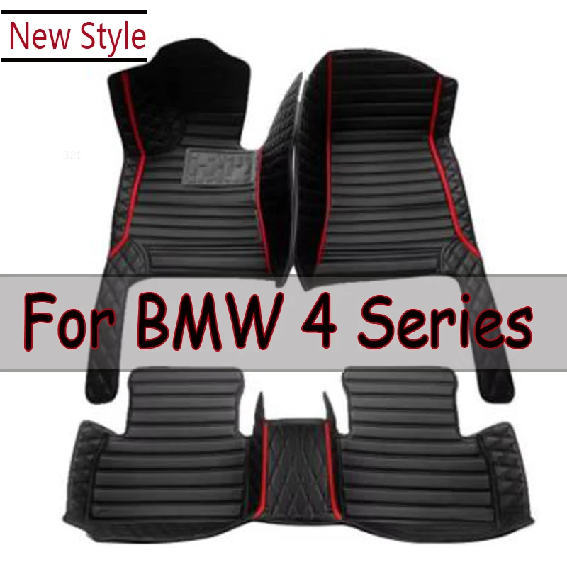 Car Floor Mats For BMW 4 Series G26 Gran Coupe Four Doors 2022 Custom Foot Pads Automobile Carpet Cover Interior Accessories