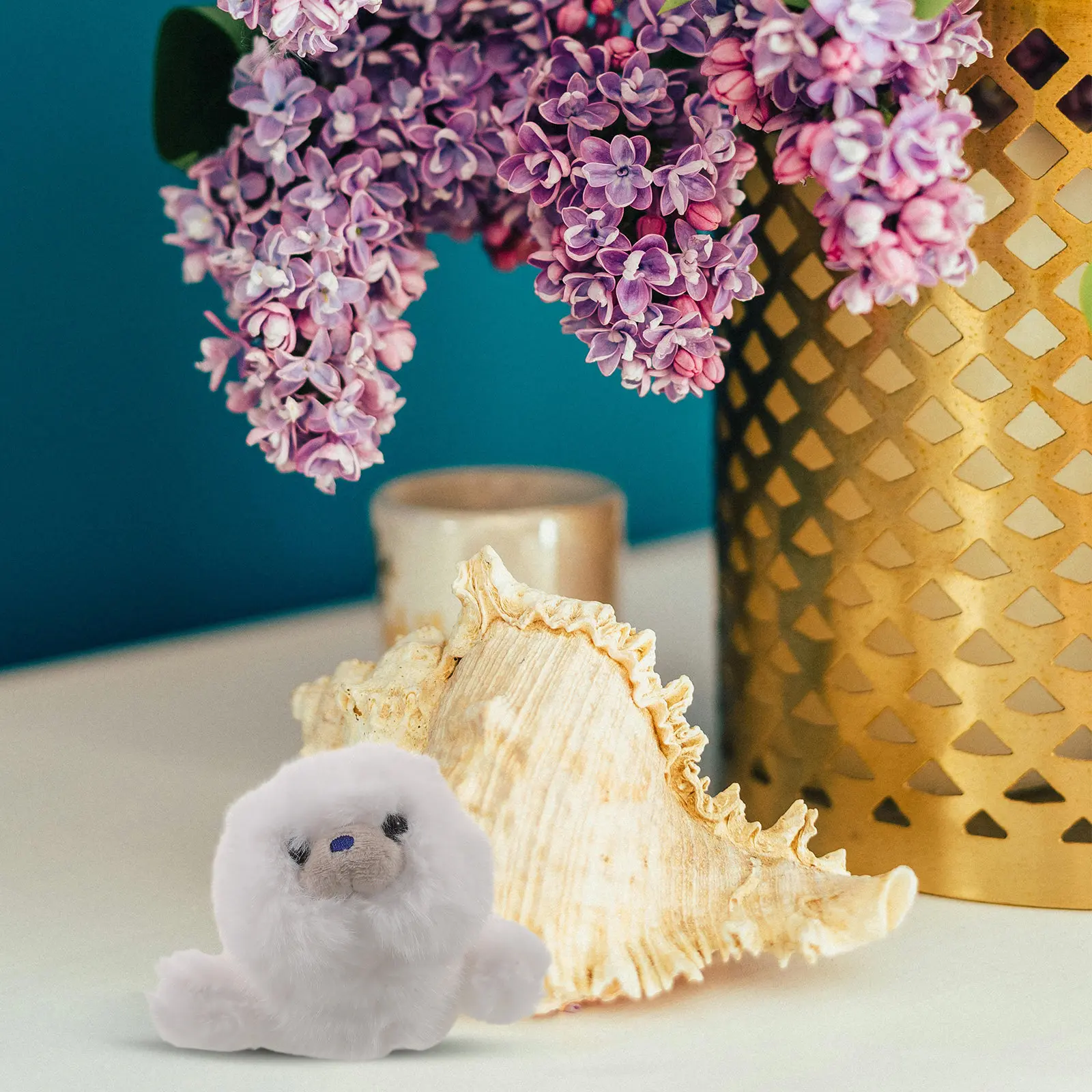

7.27" Seal Stuffed Animal Soft For Kids Realistic Design Machine Washable Nursery Decor Birthday Party Favor - Ocean Animal