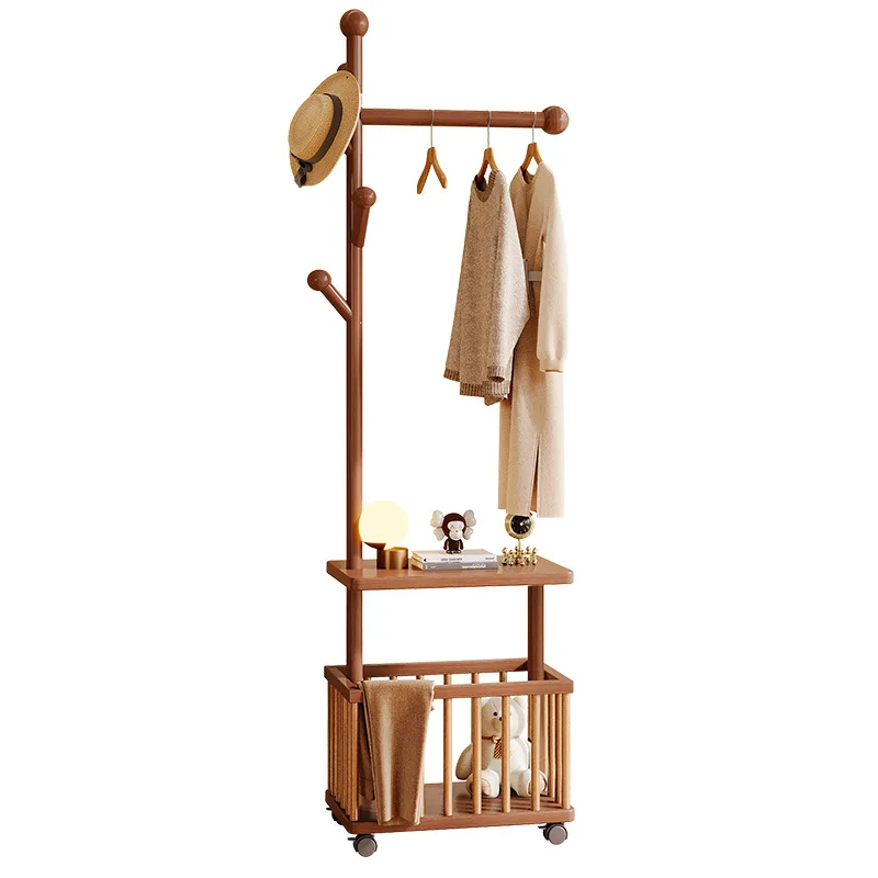 Hanger Floor-to-ceiling drying rack Floor-to-ceiling indoor folding clothes Household bedroom clothes storage