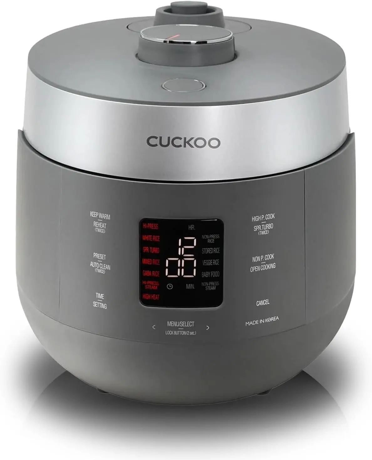 CRP-ST1009FG 10-Cup (Uncooked) / 20-Cup (Cooked) Twin Pressure Rice Cooker & Warmer with Nonstick Inner Pot, 16 Menu Modes, 3 Vo