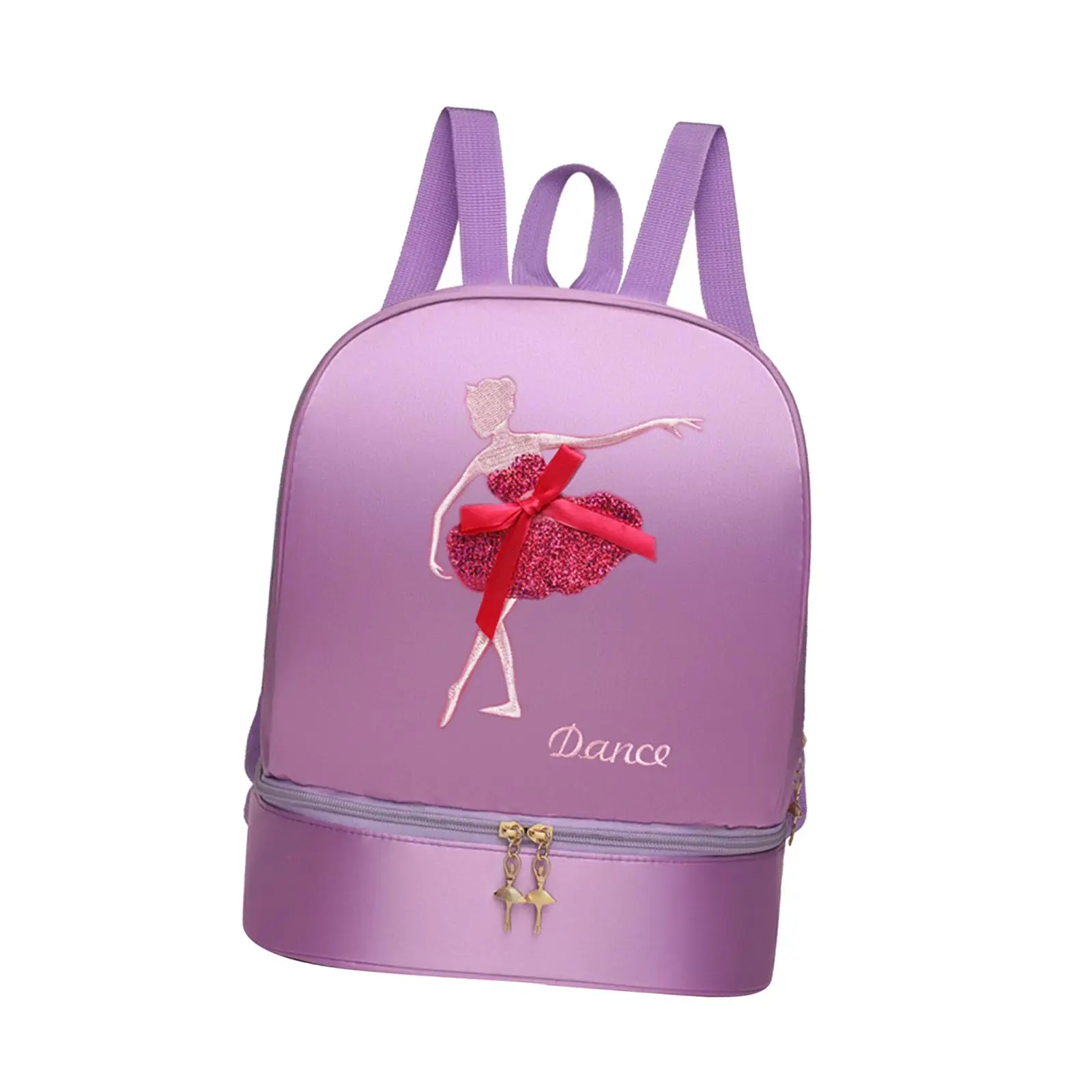 Portable Ballet Dance Backpack Handbag with Shoe Compartment