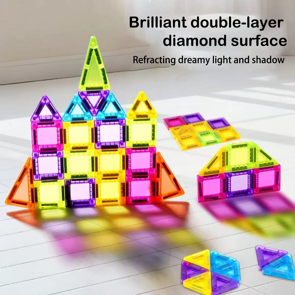 Mini Magnetyczne Klocki Kolorowe Okienka Magnetyczne Klocki Przenośne Zestaw do Składania Kieszonkowy Zestaw Podróżny Zabawka Puzzle dla Dzieci