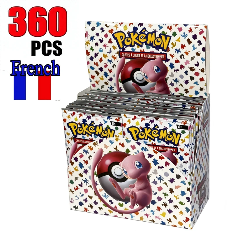 HOT##10-80-360PCS French PokémonCards TCG: EQUILIBRE PARFAIT Ecarlet & Violet Etsncelles Astral Radiance Obsidian Flames Booster