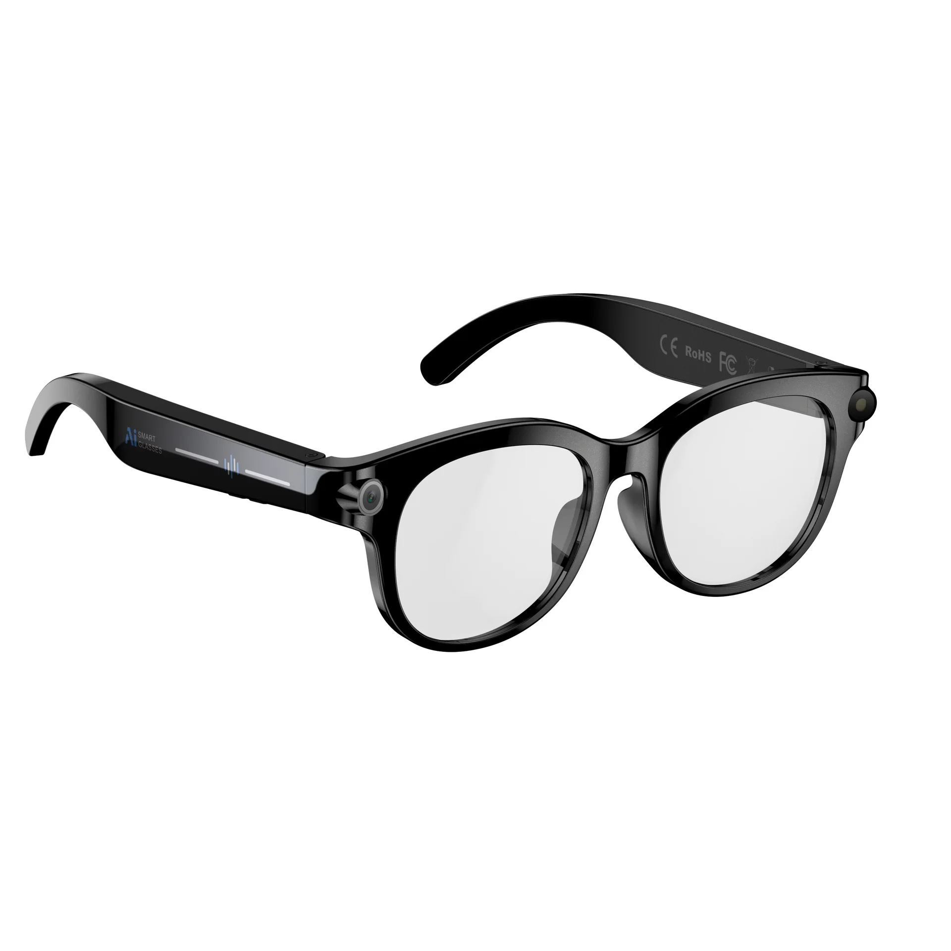 Wearable Smart AI Glasses 800W, Anti-shake Photography, Real-time Translation, Audio Video Record & Voice Call