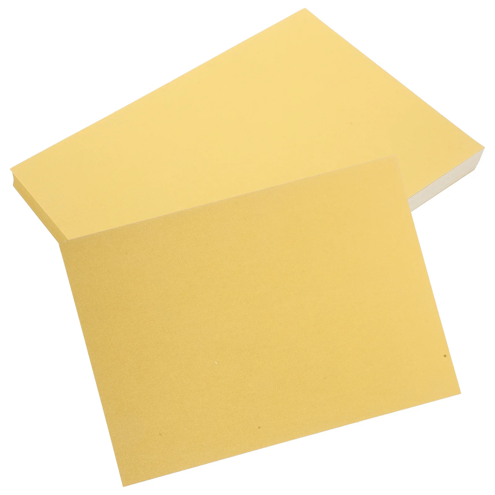 50 Sheets A5 Gold Construction Paper Thick Multi Function for Printing Craft DIY Gold Construction Paper Thick Printer Sheets