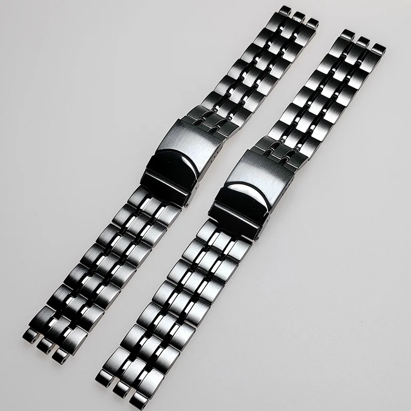 Watchband Bracelet Accessories for Swatch 19mm 21mm five bead solid stainless steel watch strap