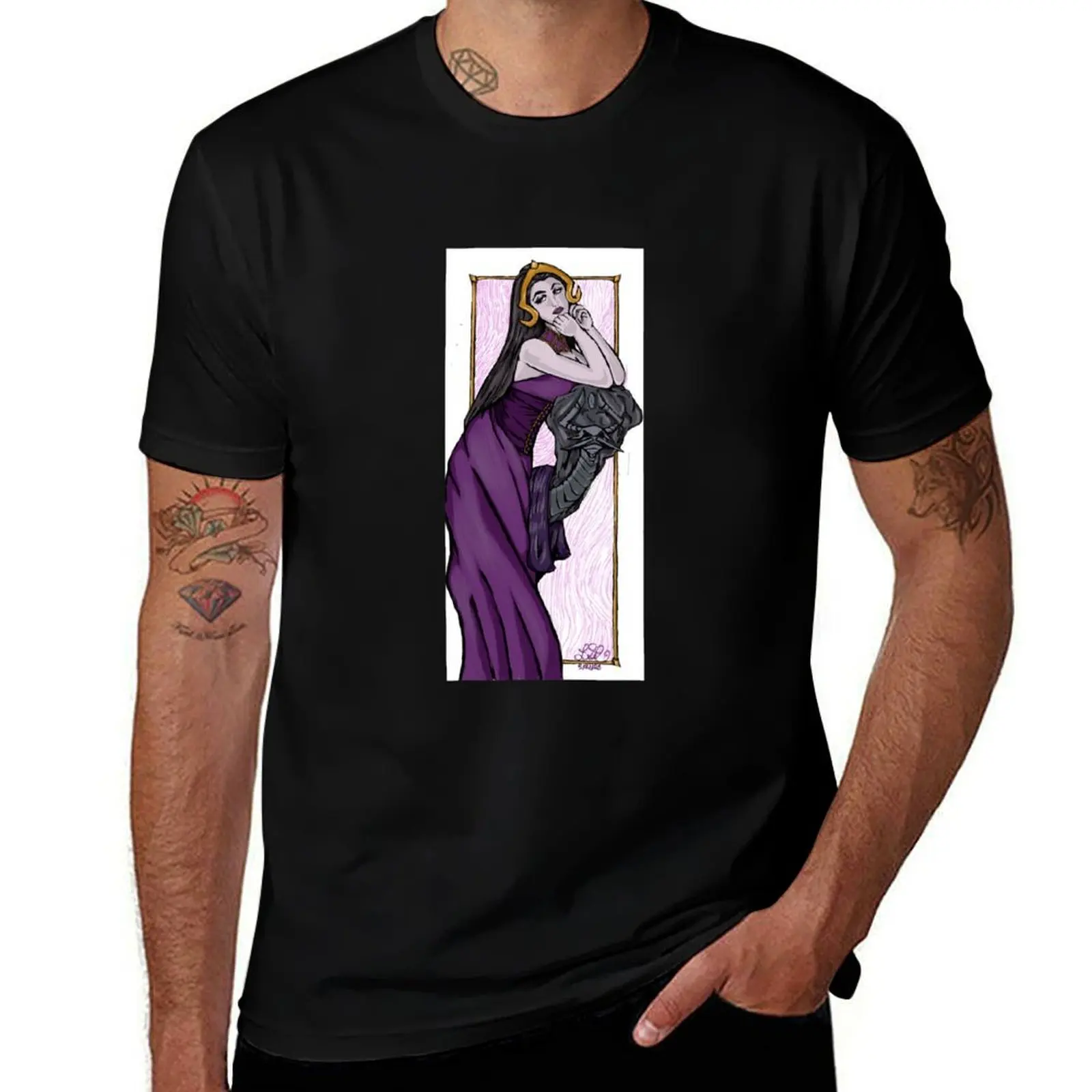 

Liliana Vess via Alphonse Mucha T-Shirt cheap stuff graphic t shirts designer shirts mens shirts graphic tee