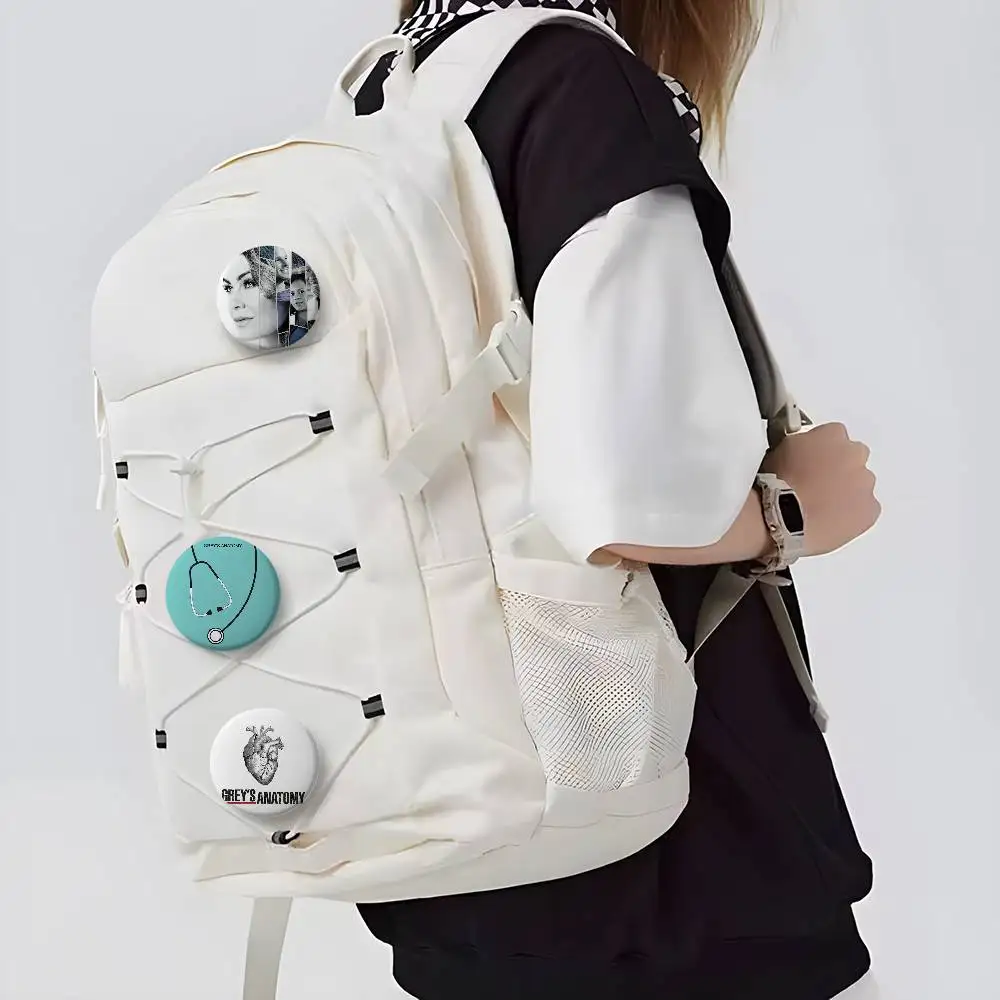 G-Greys تشريح تلفزيوني شارات مستديرة رائعة شارة دبابيس دبابيس الإبداعية للملابس قبعة ظهره هدية اكسسوارات #4