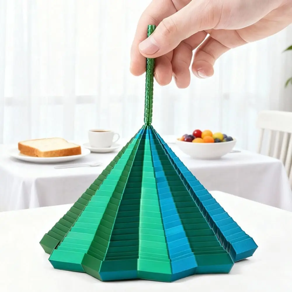 

PLA Expanded Sensory Fidget Star with Handles 3D Printed Fidget Stress Relief Whirling Spiral Fractal Fidget Hexagon