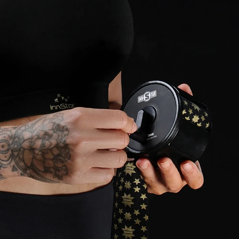 

Высококачественные боксерские бинты с индивидуальным логотипом, в комплекте с намотчиком для бинтов, быстрые боксерские бинты