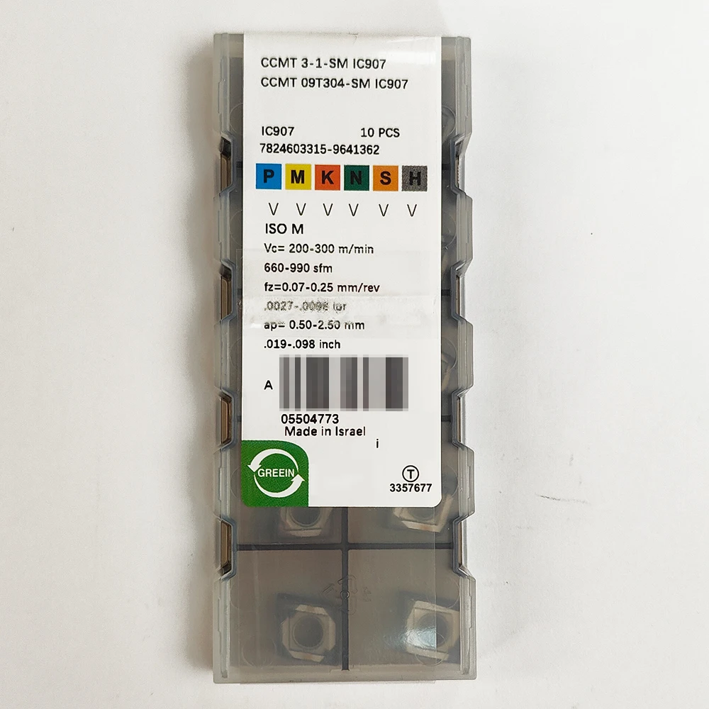 HUAZHICHUN CCMT 09T304-SM IC907 Milling Inserts Turning Tools