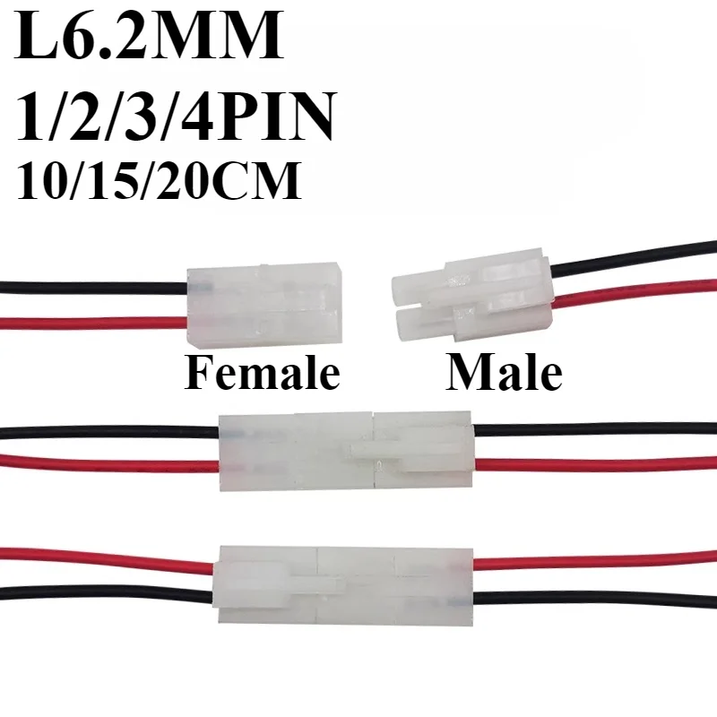 1 Pairs Tamiya Big Style 1P/2P/3P/4P Battery Connector Male & Female Plug with 16AWG Silicone Wire Adaptor for RC Plane Car