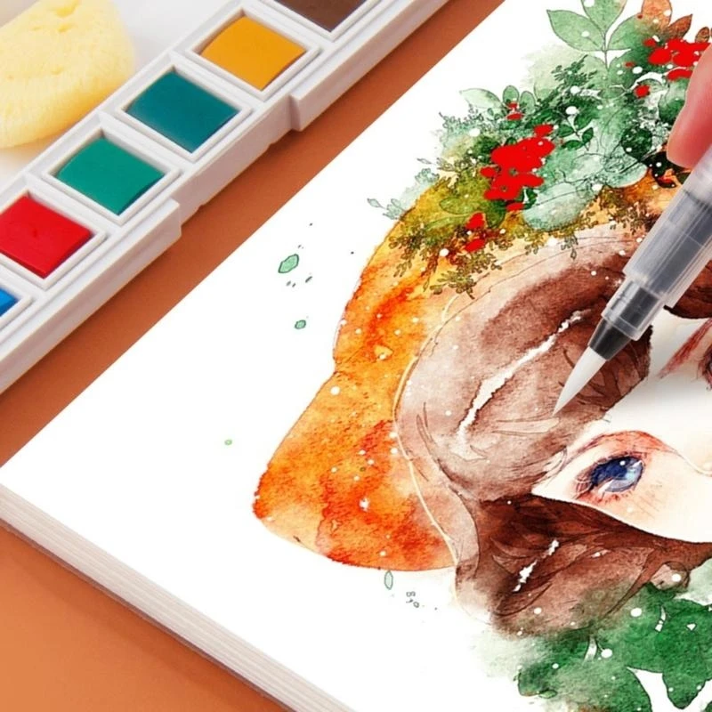  Drawing Brush Marker Refillable Watercolor Brush Pen Artist Brush Water Brushes