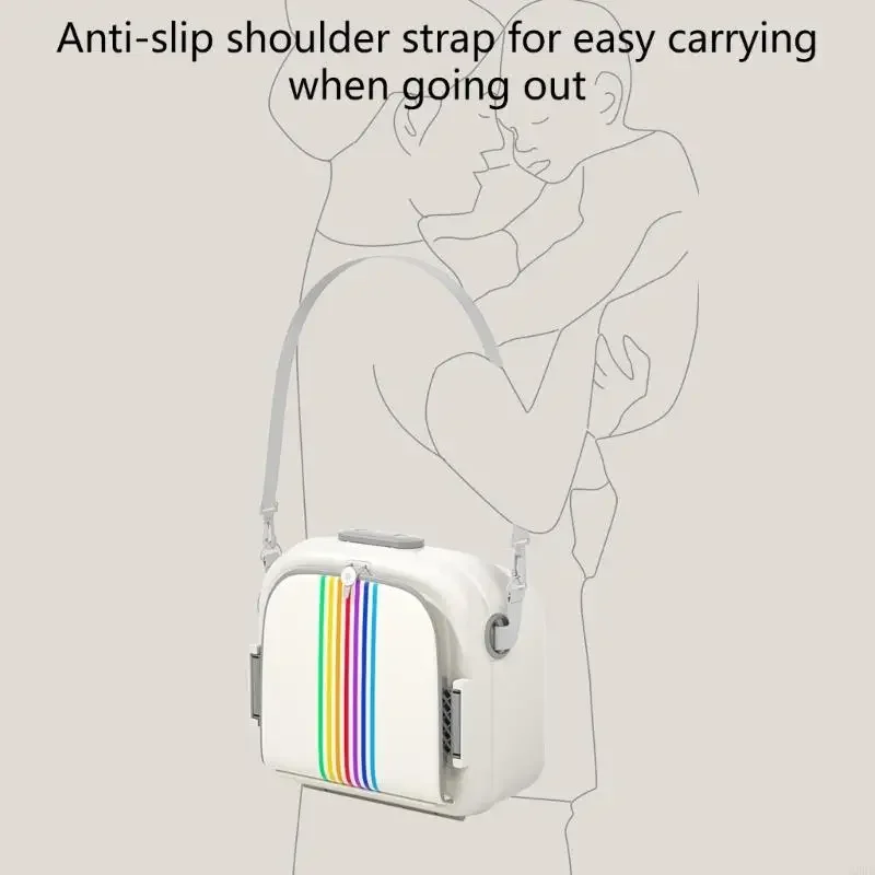 سفر الرضع تغذية عالية كرسي الداعم مقعد طوي مكافحة زلة قاعدة لينة سهلة حمل حقائب الظهر نمط للداخلية في الهواء الطلق 15UB #5