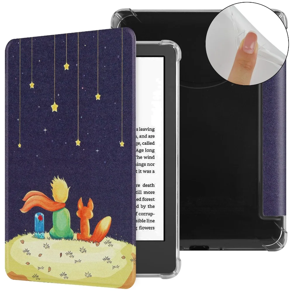 

Auto Wake/Sleep Colorsoft Case Shockproof Wear Resistant SA568B Shell Smart for Kindle Paperwhite 2024 7 inch (12th Generation)