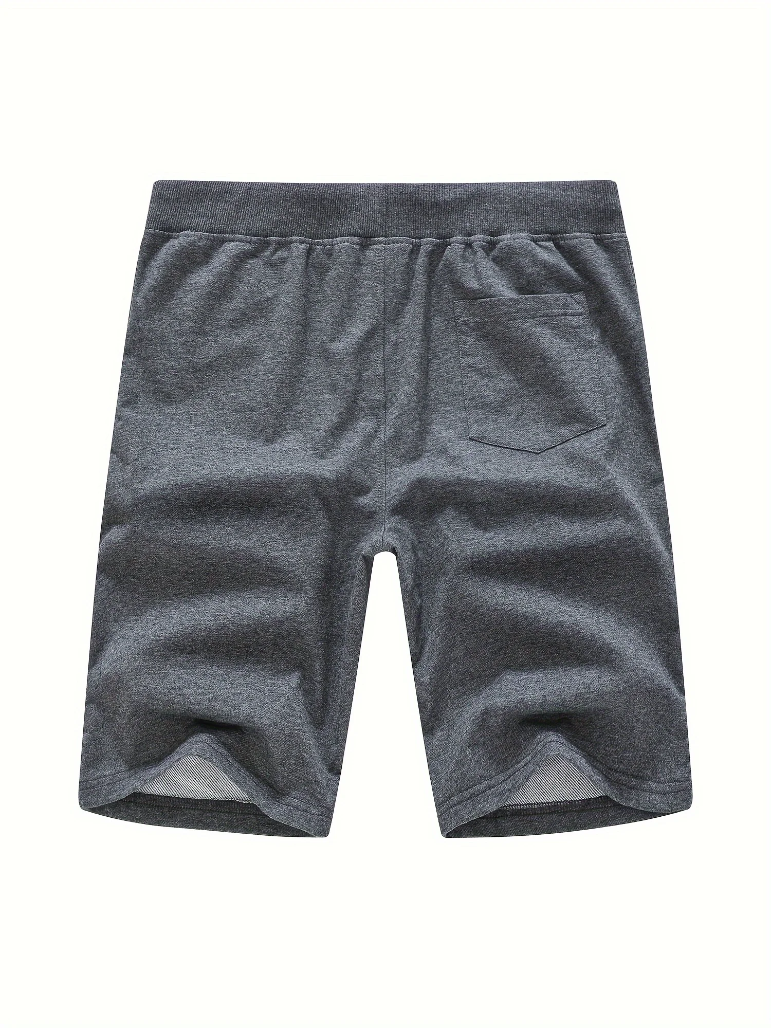 3er-Pack Herren-Baumwollshorts mit Kordelzug, Bequeme Passform, Schlanke Elastische Sportshorts, Lässige Laufshorts, Trendige Jogginghosen, Herrenbekleidung – Detail 6