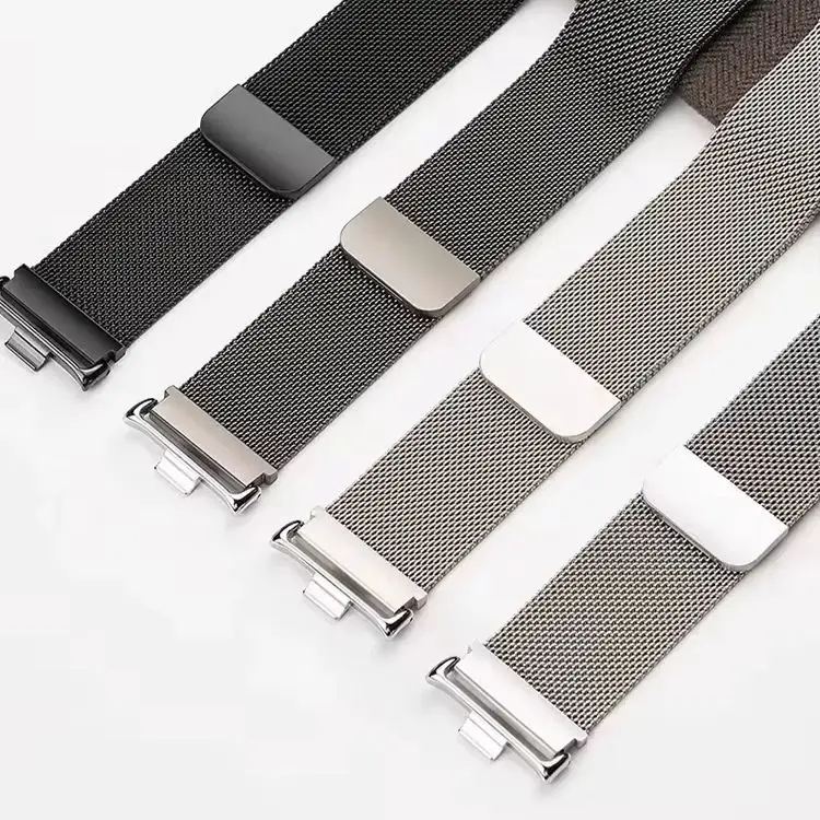 Smartwatch Strap For Redmi Watch 5 4 Stainless Steel Bracelet for Xiaomi Mi Band 9 Pro/8 Pro Replacement Metal Watchband Correa