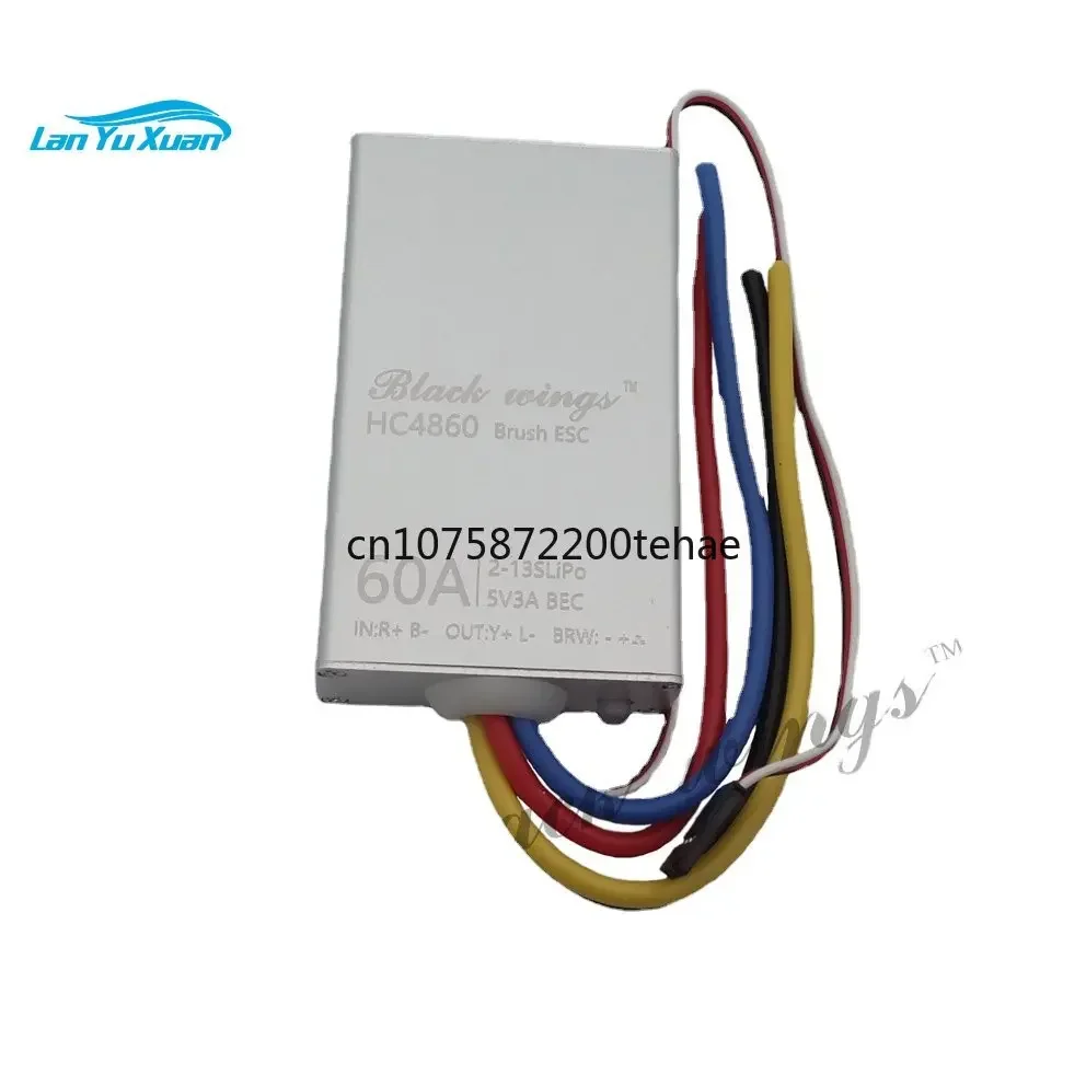 24V 36V 48V Bidirectional Brushed ESC 4S-13S 60A Crawler Motor Electric Speed Controller with XT60 Plug for RC  Car