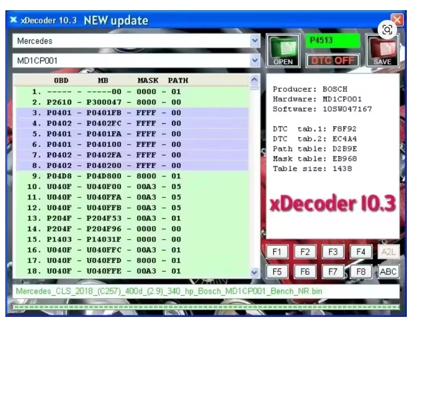 

Xdecoder 10.3 2024 Hot Sales with Keygen DTC Remover Crack DTC OFF Delete Software Full Verison for Hyundai/VAG EDC15 Xdecoder
