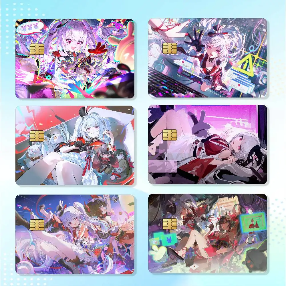 Video Game Honkai Star Rail Sparxie Waterproof Card Stickers For Credit Cards Debit Cards And Transit Cards 4pcs