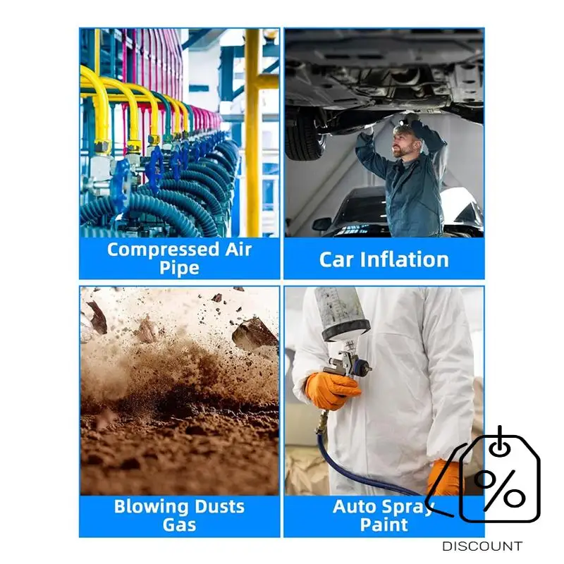 BAAG-distributeur d'air comprimé Triple avec raccords, distributeur à coupleur rapide pour tuyau d'air NW 7.2 1/4AG