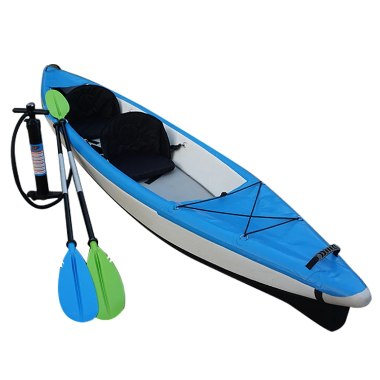 

High Quality Drop Stitch Kayak 2 Person Inflatable Kayak Sit in Double China