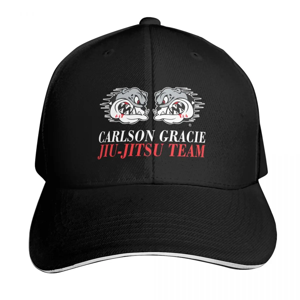Carlson Gracie Jiu-Jitsu Team Logo Baseball Cap Breathable Mesh Back Adjustable Buckle Closure Moisture Wicking Quick Dry