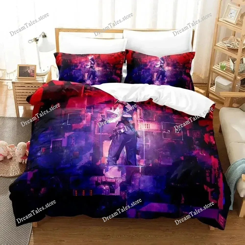 

Jett Valorant Bedding Set Single Twin Full Queen King Size Bed Set Adult Kid Bedroom Duvet Cover Sets 3D Print Game Bed Sheet741