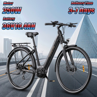 ONESPORT OT07 Electric Bike, 250W BAFANG Motor, 36V 10.4AH Battery, 27.5*1.77\