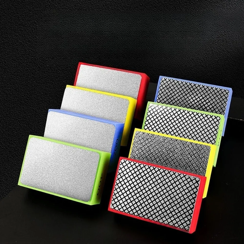 Diamond Hand Polishing Pads Tile Glass Abrasive Grinding Block Pad Stone Marble Ceramic Sanding Hand-held Grinding Blade