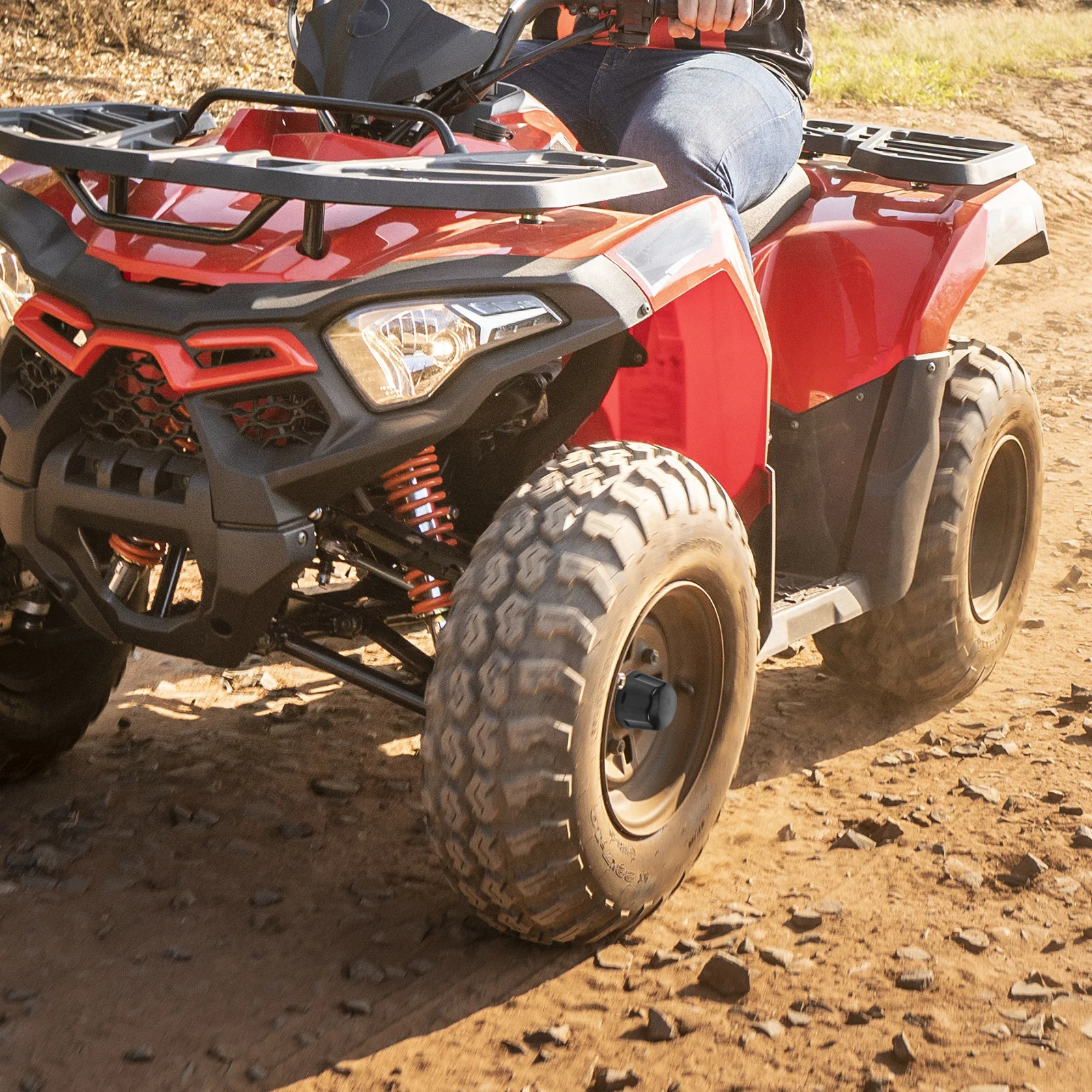 10 pçs tampas de cubo de roda para atv tampas de borracha contra poeira para jantes rodas proteção em condições de areia fangosa acessórios atv