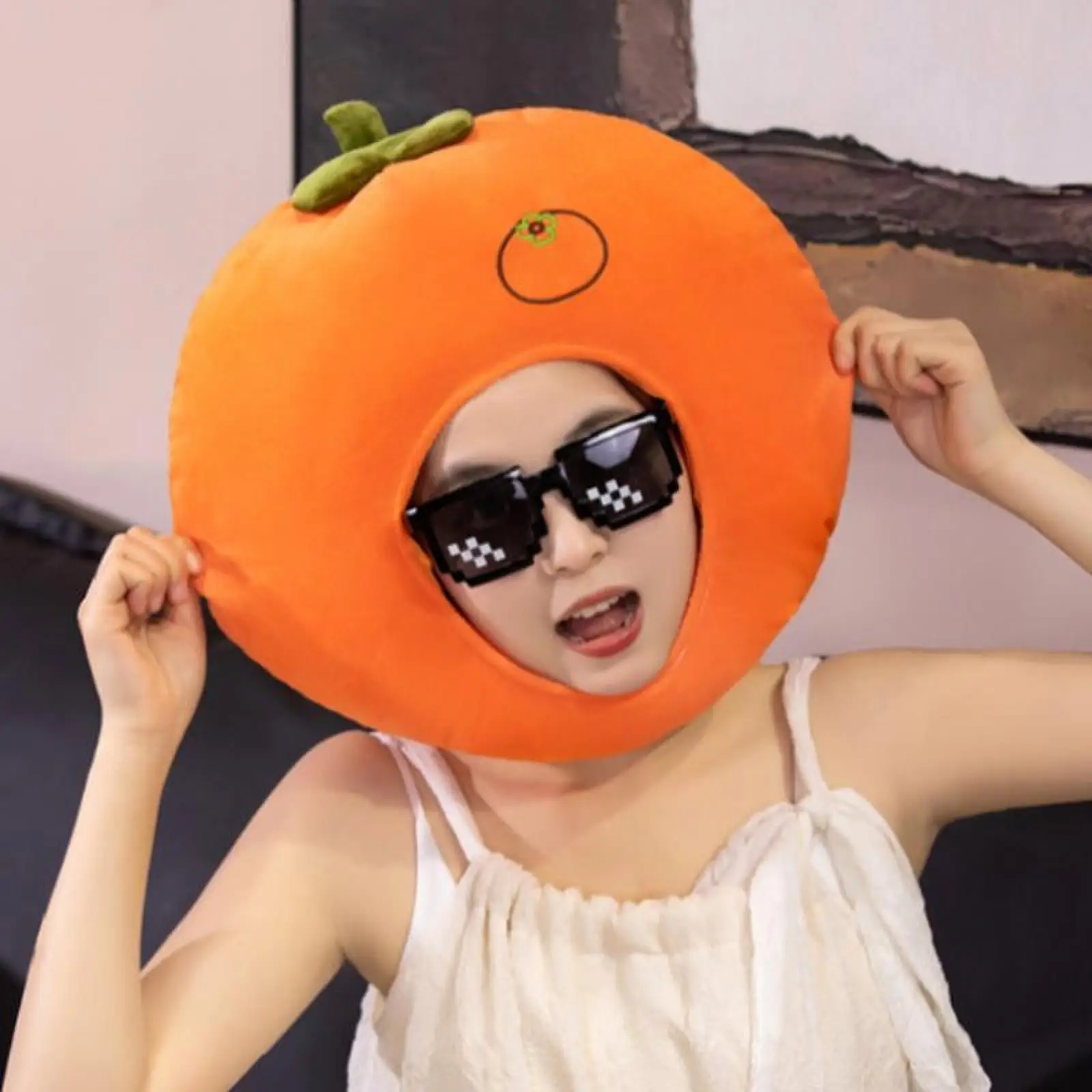 

Persimmon Hat Cute Funny Novelty Headwear for Party Carnival Festive Event