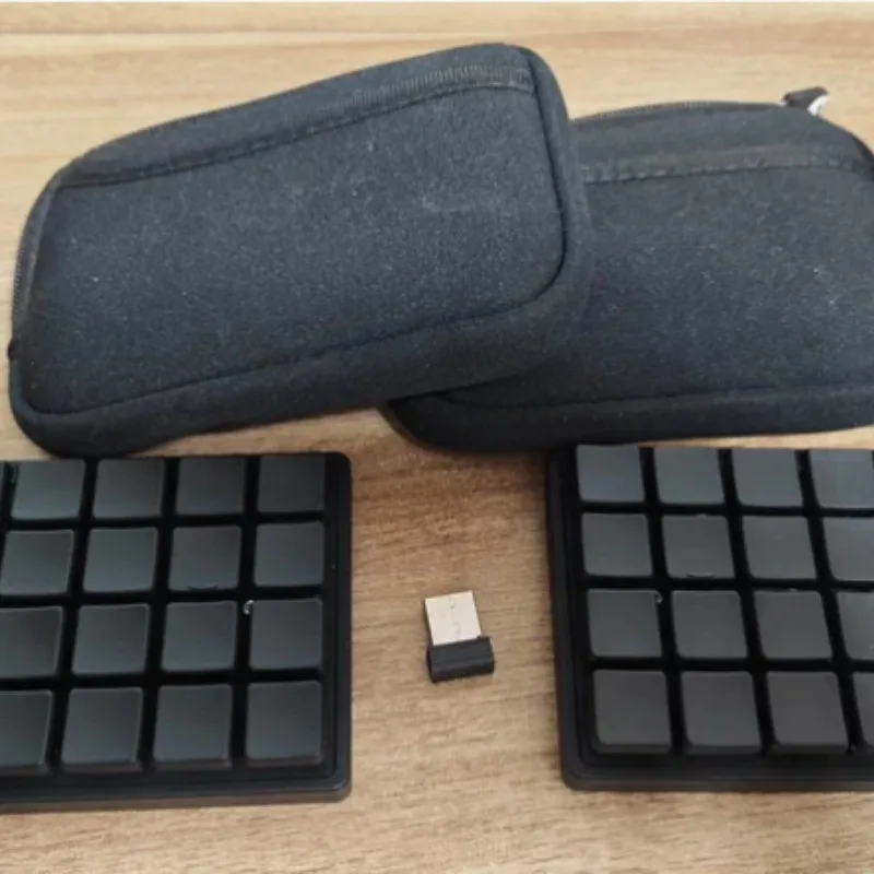 Planck 2.4G لوحة المفاتيح اللاسلكية سبليت مخصصة الساخن مبادلة بيئة العمل وضع واحد سبليت لوحة المفاتيح دعم قارورة 48 مفاتيح لوحة المفاتيح الصغيرة