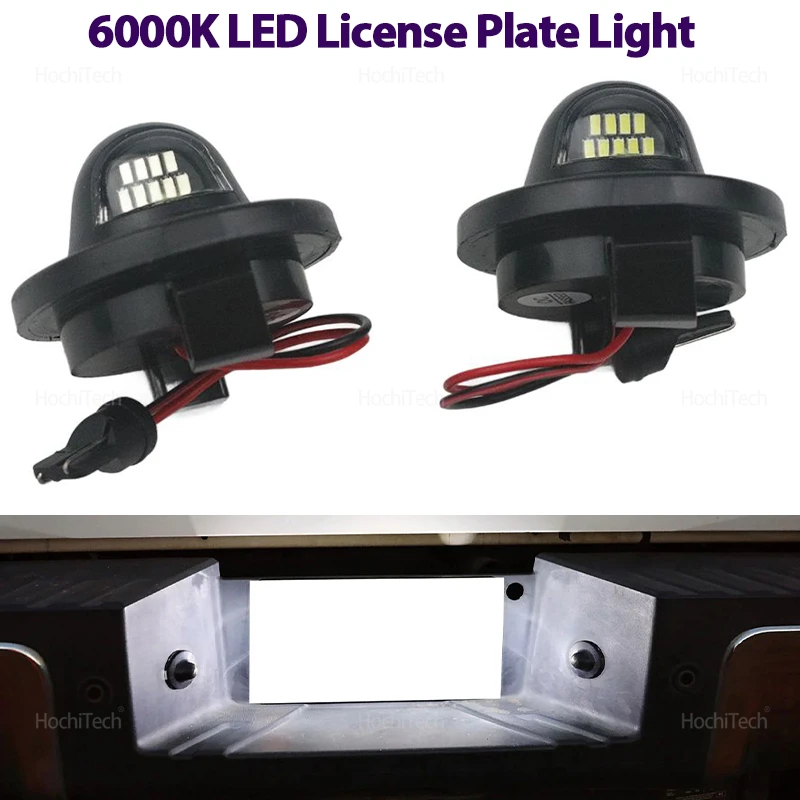 Luces LED para matrícula trasera Canbus, color blanco duradero, para Ford F150 F250 F350 Explorer Sport Ranger Excursion Expedition, 2 uds.